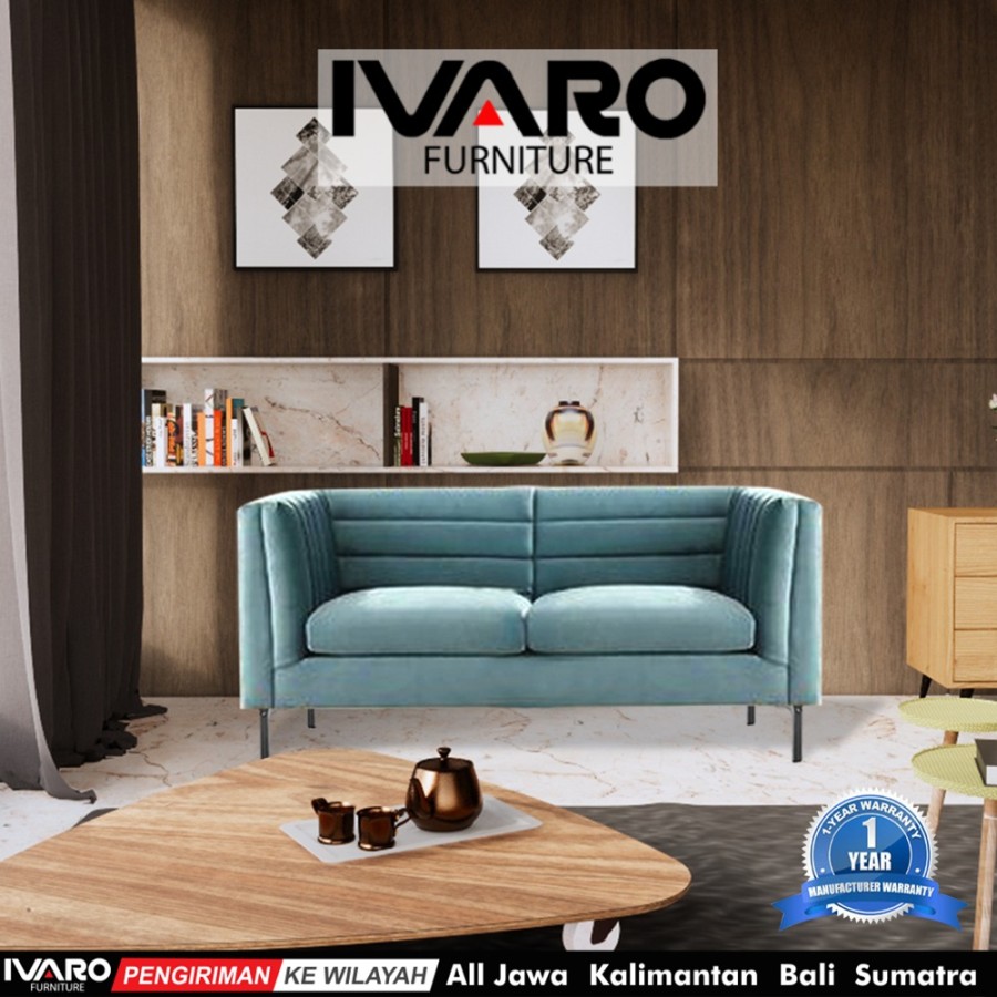 Sofa 2 Seater / Kursi Minimalis / Sofa Ruang Tamu DIOR IVARO